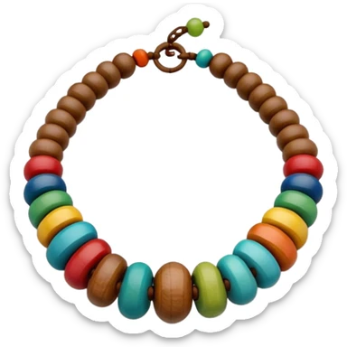 hippie necklace sticker