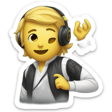 EDM-DJ sticker