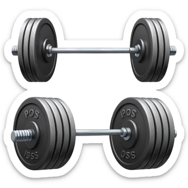 Barbell sticker
