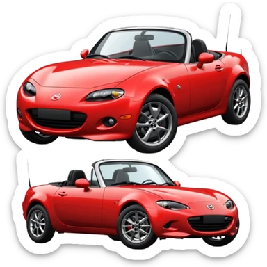 Miata mx5 sticker