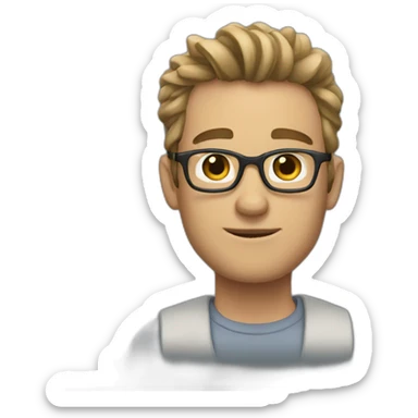 A guy named parker sticker