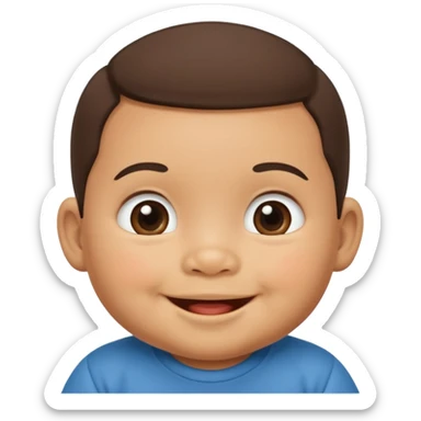 A 1 year old mexican baby boy sticker