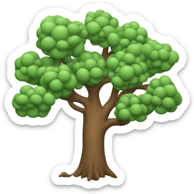 Tree Growing Trees sticker