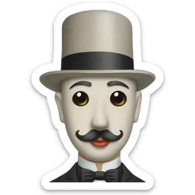 Rene magritte peinture sticker