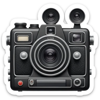 aestetic camera cottage core sticker