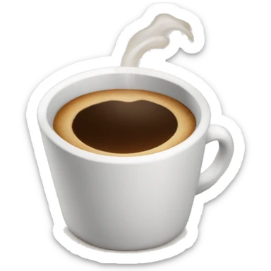 Coffee sticker