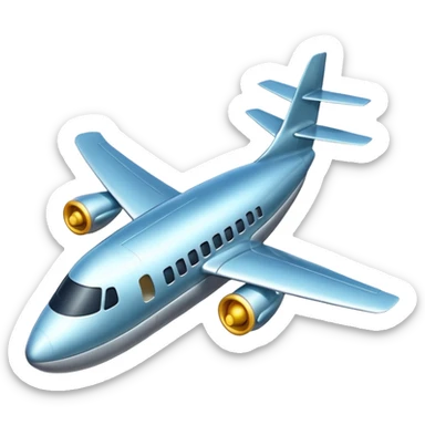 travel by plane sticker
