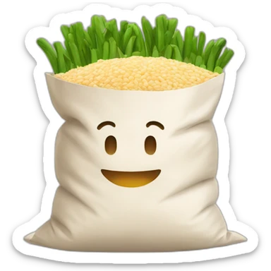 sac de riz sticker