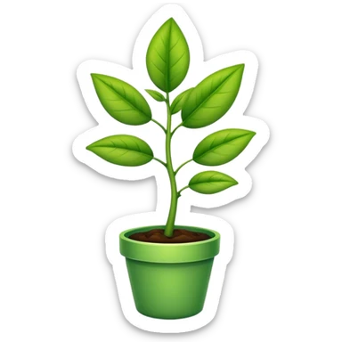 plante verte sticker