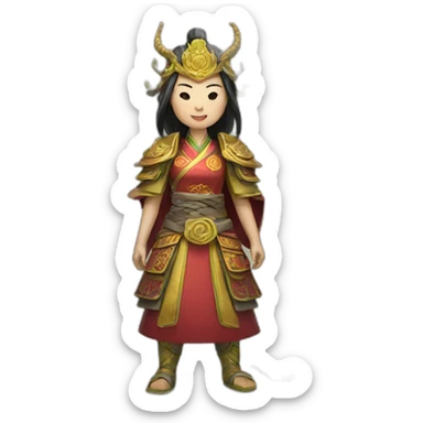 chinese-dragon-king- female sticker