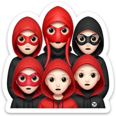 Squid game emoji sticker