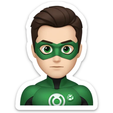 Green Lantern from Justice League sticker