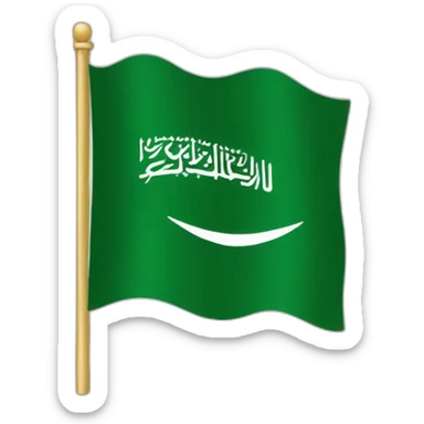 Flag saudi sticker