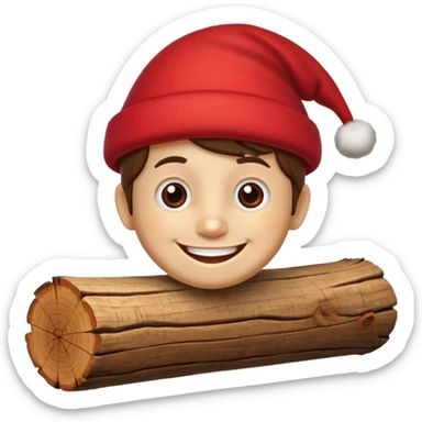 look for tio de nadal in catalan tradition and make an emoji out of it sticker