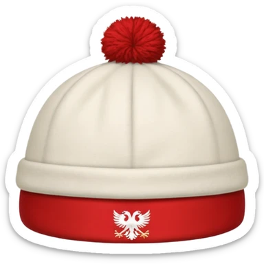 Albanian hat sticker