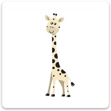 giraffe sticker