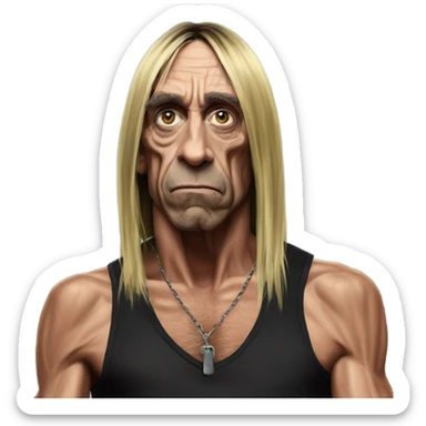 iggy pop sticker