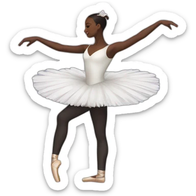 black swan ballet sticker