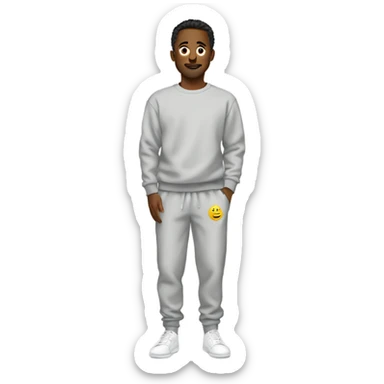 sweatshirt and sweatpants set sticker