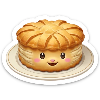 Plate cottage cutie sticker