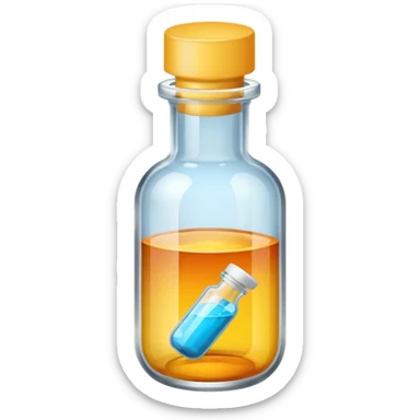 vial drugs sticker