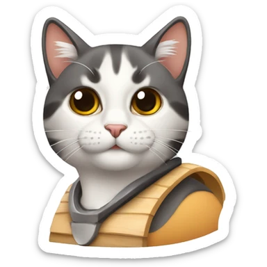 Gato vendedor de Natura cosméticos  sticker