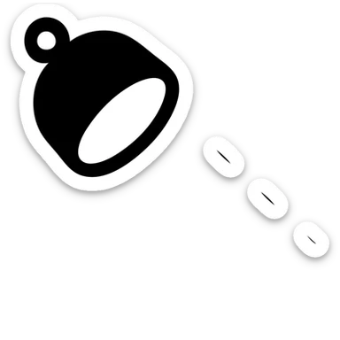 Minimal spotlight logo: small circular fixture on the upper left emitting a single filled wedge of light angled 15 degrees downward, monoline outline for the fixture, filled beam in solid emerald green, white 1-to-1 canvas, clean vector design, no text, no background clutter
 sticker