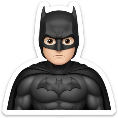 christian bale batman sticker