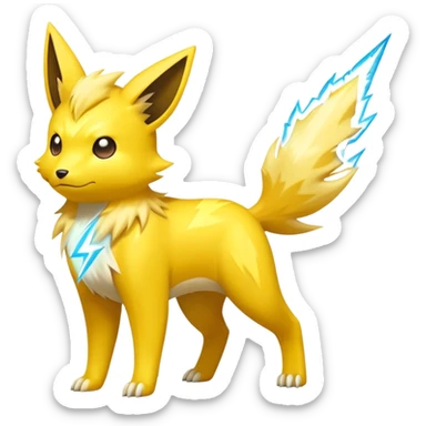 Boltund-Electrike-Pokémon sticker