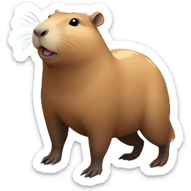 Capibara sticker