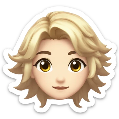 “Lumine” from “Genshin Impact” sticker