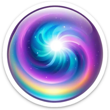 astro 8 magic ball  sticker