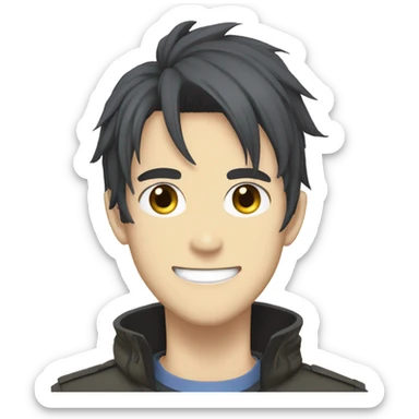 Johan libert from monster anime sticker