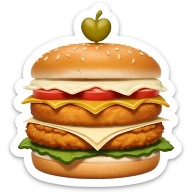 Chick-fil-a chicken sandwich sticker