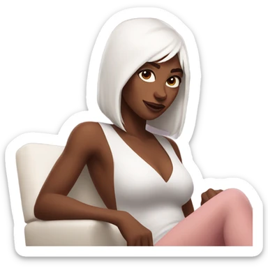 Spider Gwen Chillin brown skin sticker