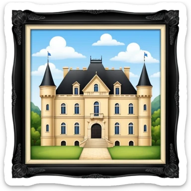 Château aristocratique 1815 sticker