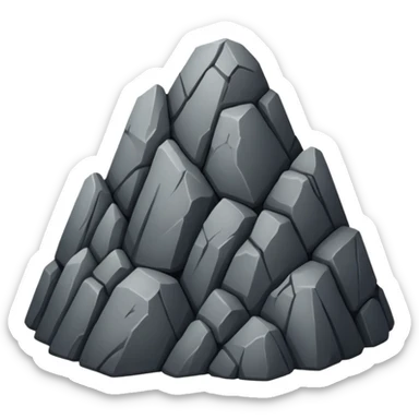 emoji of Austrian ore mine mountain sticker