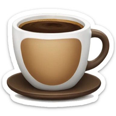 Coffee sticker