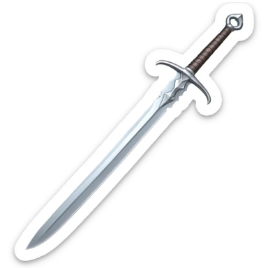 silver greatsword sticker