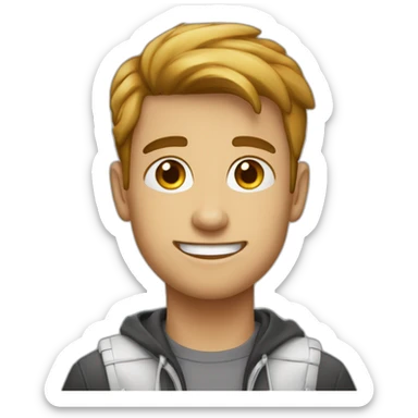 Garçon qui prend une photo  sticker