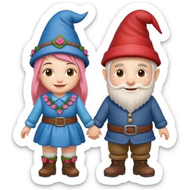 Gnome love sticker