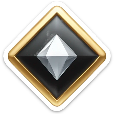 gold and Black diamond youtube playbutton sticker