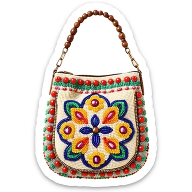Anthropologie Fiona beaded bag  sticker