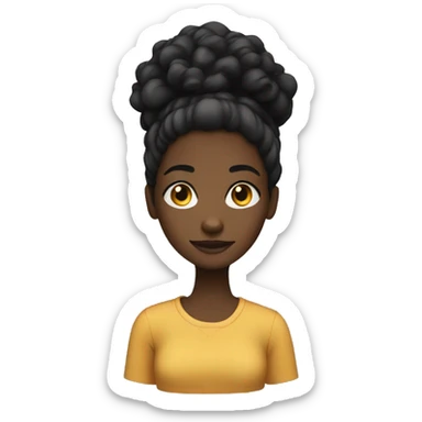 Black girl  sticker