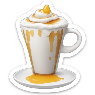 Café fumant sticker