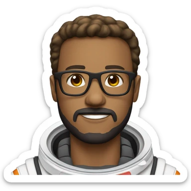 astronaut black-goatee caucasian-man glasses bur sticker