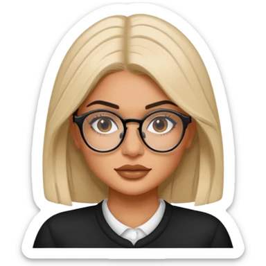 kylie jenner with glases sticker