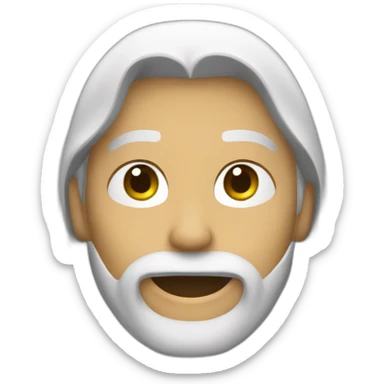 persona haciendo cristo en anillas sticker