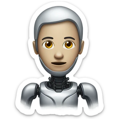 Uncanny valley  sticker