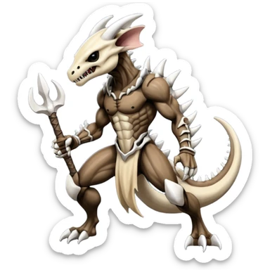  Venom-Marowak-Cubone-Xenomorph-hybrid-fantasy-creature (full body) sticker